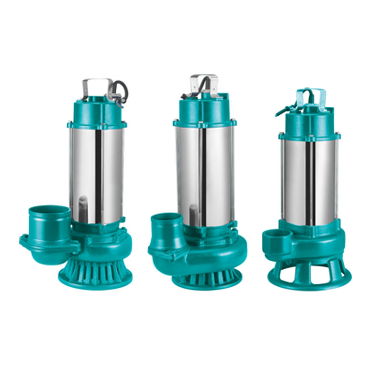 WQDS/WQS stainless steel tube sewage submersible pump